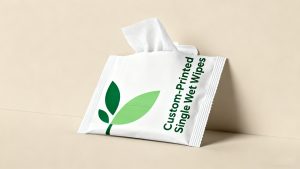 Biologisch abbaubare Einzelfeuchttücher für nachhaltige Hygiene und effektives Markenbranding